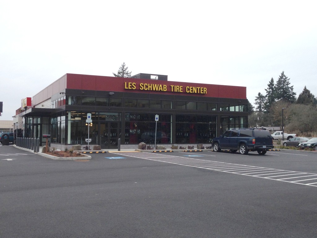 Les Schwab Tire Center St Helens - A Project of Sisul Engineering